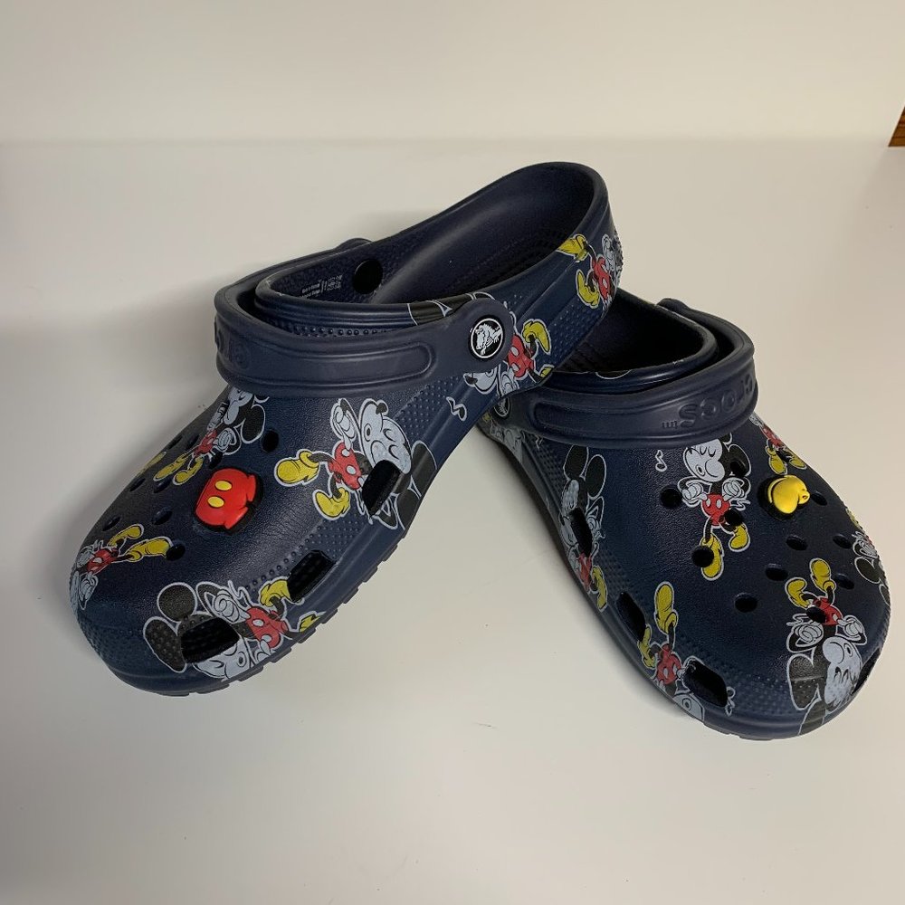 Disney Mickey Mouse Crocs Size 9Women and 7 Men